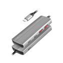 Ultra lim USB3.2 Gen2 hub,2xUSB-A,2xUSB-C,100