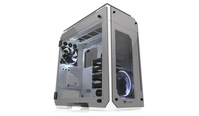 Case View 71 Riing Tempered Glass E-ATX Full Tower - Snow Edition