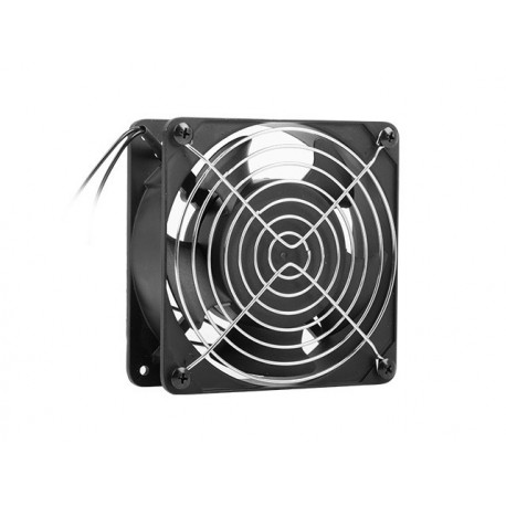 Fan for 19 wallmounting cabinet 230V 120x120x38mm black