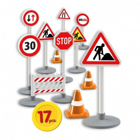 Lena Traffic Sign Set (17 Pieces) - 16 cm
Product Description:
The