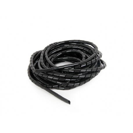 Spiral Cable Organizer - 12mm x 10m, Black