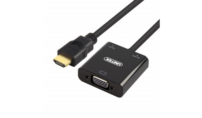 ADAPTER HDMI TO VGA + AUDIO; Y-6333