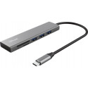 Trust Halyx USB HUB 1x SD + 1x USB-A 2.0 (24191)