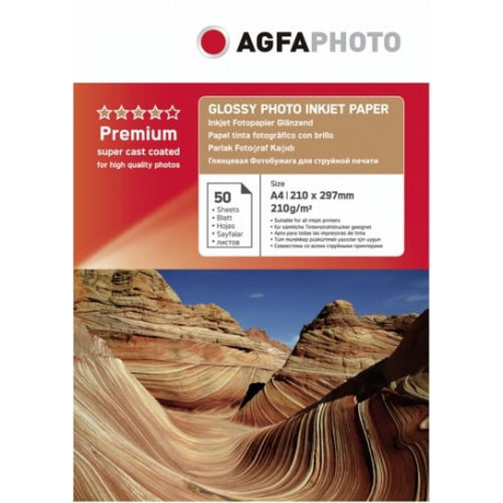 Agfaphoto photo paper A4 Photo Glossy 210g 50 sheets (opened package)