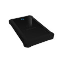 Raidsonic | ICY BOX | IB-233U3-B väline korpus 2.5" SATA HDD/SSD jaoks USB 3.0 liidesega ja silikoon