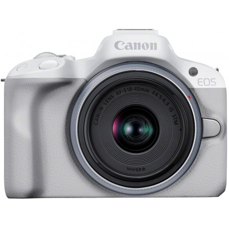 Canon EOS R50 + 18-45mm, white (opened package)