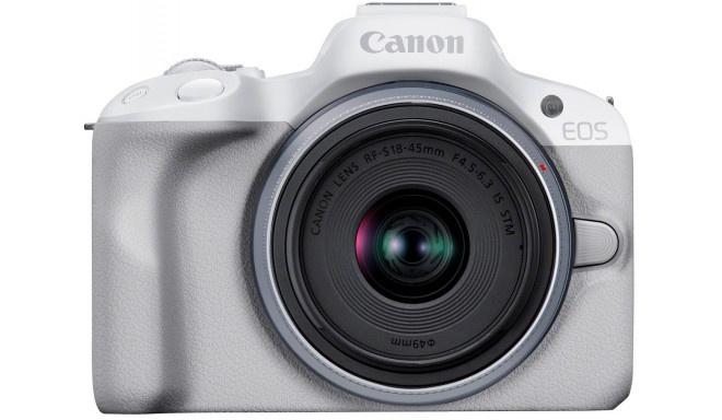 Canon EOS R50 + 18-45mm, white (opened package)