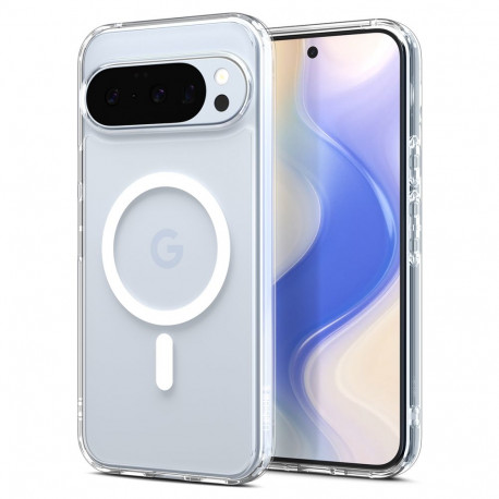Kaitseümbris Ultra Hybrid (MagFit), Google Pixel 10 Pro / Pixel 10, läbipaistev valge ringiga, Qi2/M
