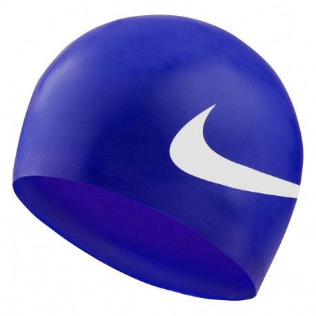Czepek pływacki Nike Printed Silicon niebieski NESS8163-494