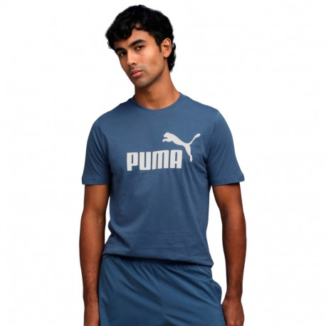 Koszulka męska Puma Ess No.1 Logo Tee (s) niebieska 682533 80 S