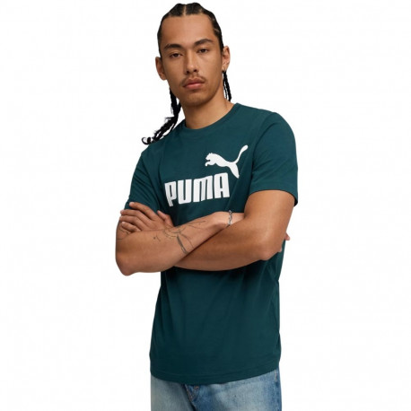 Koszulka męska Puma Ess No.1 Logo Tee (s) zielona 682533 75 M