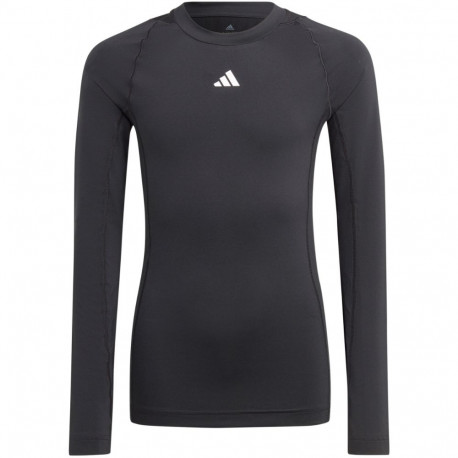 Koszulka dla dzieci adidas Techfit Aeroready Long Sleeve Tee czarna IA2025 152cm