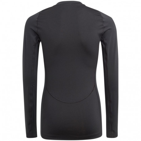 Koszulka dla dzieci adidas Techfit Aeroready Long Sleeve Tee czarna IA2025 140cm