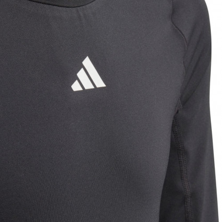Koszulka dla dzieci adidas Techfit Aeroready Long Sleeve Tee czarna IA2025 164cm