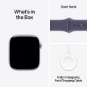 Nutikell Apple Series 11 GPS 46mm Silver/Purple Fog Sport S/M