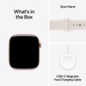 Nutikell Apple Series 11 GPS 46mm Rose Gold/Light Blush Sport M/L