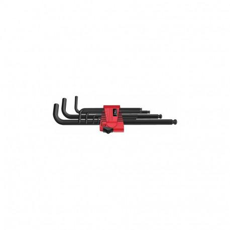 Wera pikkade kuuskant L-võtmete kmpl 1,5-10mm 9 osa, BlackLaser, kuulpea 950 PKL/9 BM N SB