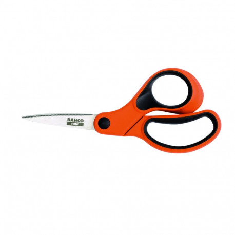 Bacho floral scissors with soft touch finger loop, 75mm blade