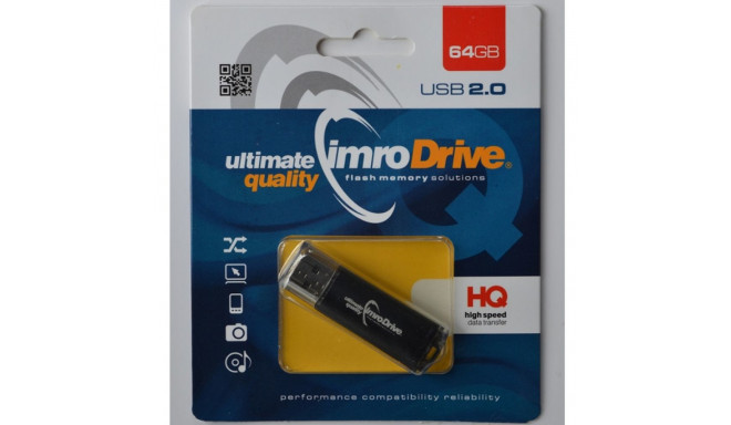Imro flash drive 64GB USB 2.0, black