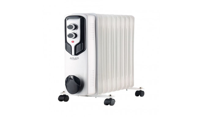 Adler Oil-Filled Radiator AD 7816 2000 W, Number of power levels 3, White