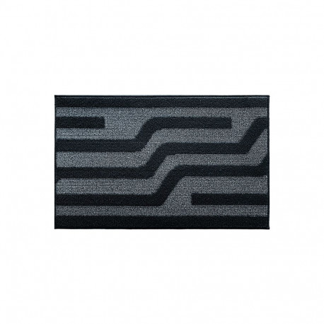 CARPET SWAMI COL-N BLACK 50X80CM