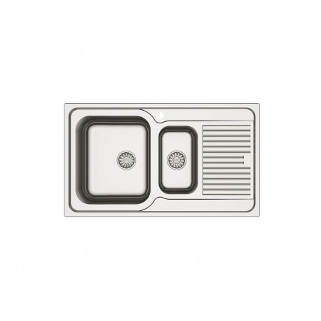 STAINLESS STEEL SINK SATIN AS 192/SIPHON