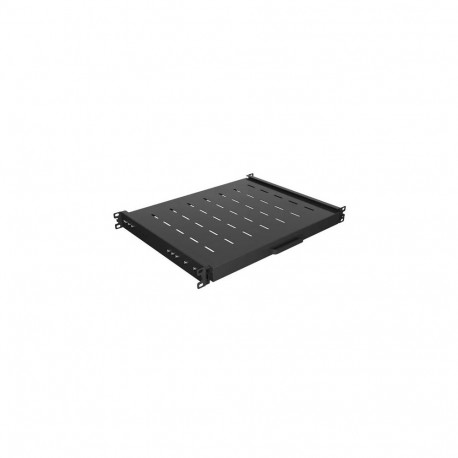 SLIDING SHELF FOR 19" RACK CABINETS 350MM BLACK LANBERG (1U/445X350MM, LOAD CAPACITY UP TO 35KG)