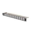 PATCH PANEL BLANK 48 PORT 1U 19" FTP FOR KEYSTONE MODULES BLACK LANBERG