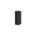 RACK CABINET 19" FREE-STANDING 42U/800X800 (FLAT PACK) WITH MESH DOOR LCD BLACK LANBERG