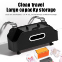 Car organizer for front seats with compartments OXFORD black Car organizer for front seats with compartments OXFORD black
