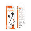 HOCO wire earphones Jack 3,5 mm with microphone M93 black