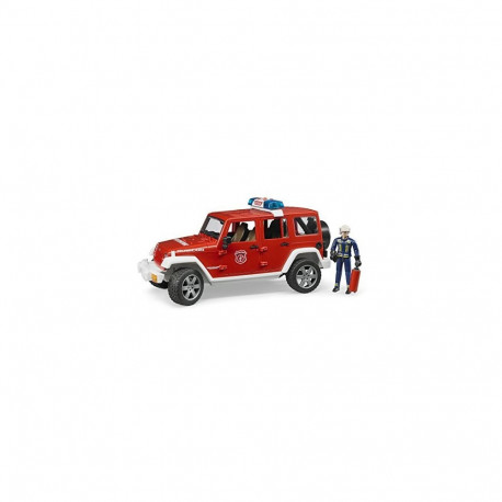 Jeep tuletõrjeauto Wrangler Unlimited Rubicon tuletõrjujaga, punane/valge