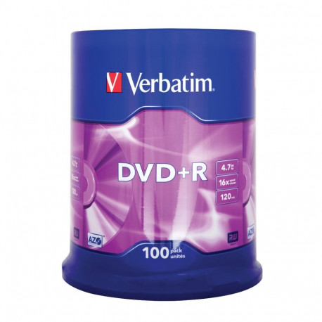 DVD+R plaadid 4,7GB 16fach 100tk
