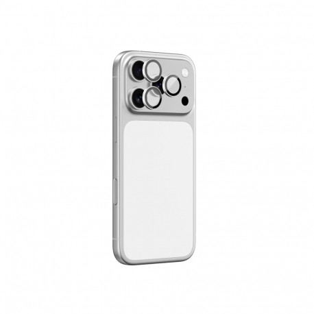 AmazingThing Sapphire Camera Glass for iPhone 17 Pro / Pro Max - with Silver Frame