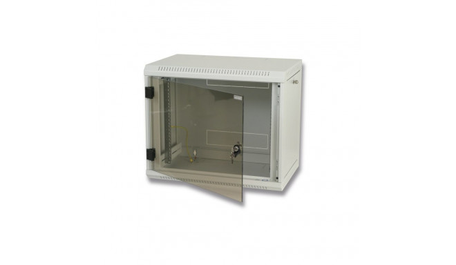 Triton 19" seinakinnitusega 12U/400 eemaldatavate külgedega seinariiul hall
