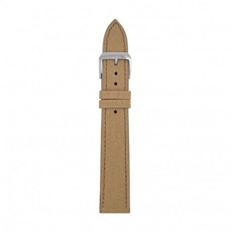 Recycled leather belt, light brown, 20 mm