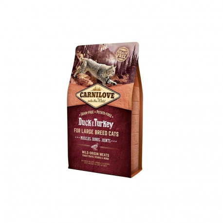 CARNILOVE suur tõug kass part ja kalkun kuiv kassitoit 2kg