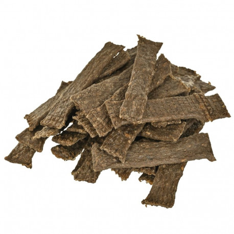 PETITTO Dried meat strips Game with hemp - dog treat - 400g