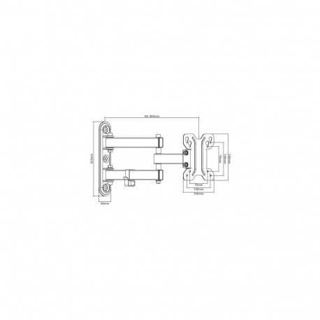 Maclean MC-740 TV mount 13-23" Maclean MC-740 30kg, max vesa 100x100