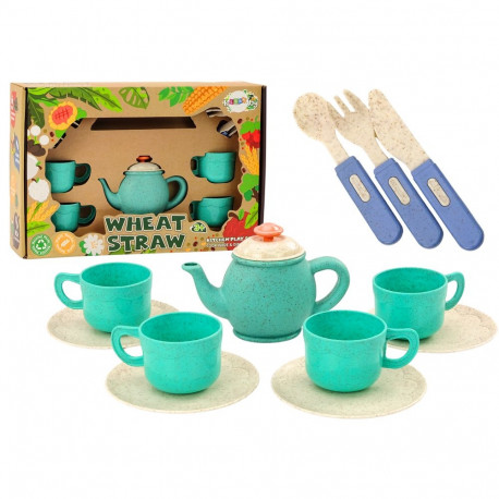 nõudekomplekt tassid taldrikud söögiriistad teekann 22 osa