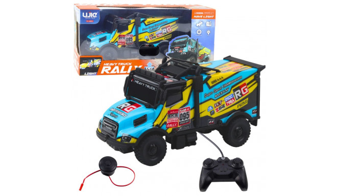 Auto Ciężarowe Zdalnie Sterowane RC Podświetlana Karoseria Turkusowy