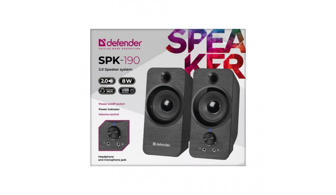 Computer Speakers - Defender Spk-190 8w USB Speakers