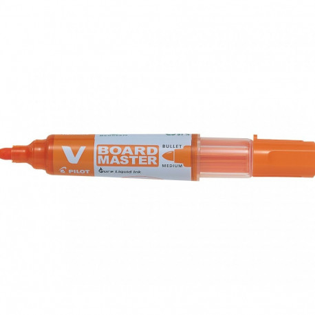 Tahvlimarker Pilot V Board Master, joon 2,3mm, ümar ots, padruniga, oranž, BeGreen - 91% taaskasutat