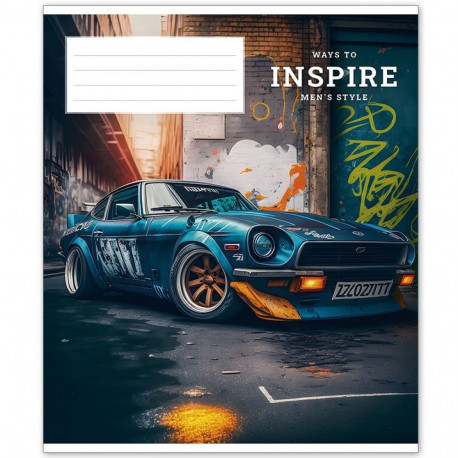 Kaustik A5 Schoolboy, 48 lehte, jooneline, assortii (5 tk)