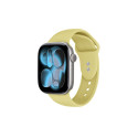 Crong Liquid - Pasek do Apple Watch 38/40/41/42mm (słomkowy)