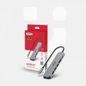 HUB USB-C 7in1 Aluminium PD 100W ; 5 Gbps