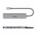 HUB USB-C 7in1 Aluminium PD 100W ; 5 Gbps