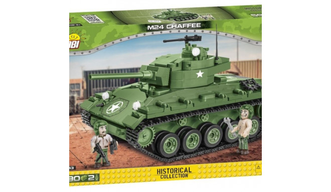 The M24 Chaffee was an American light tank introduced at the end of World War II. I