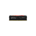 Kingston Fury Beast RGB mälu, DDR4, 16 GB, 3200MHz, CL16 (KF432C16BB2A/16)