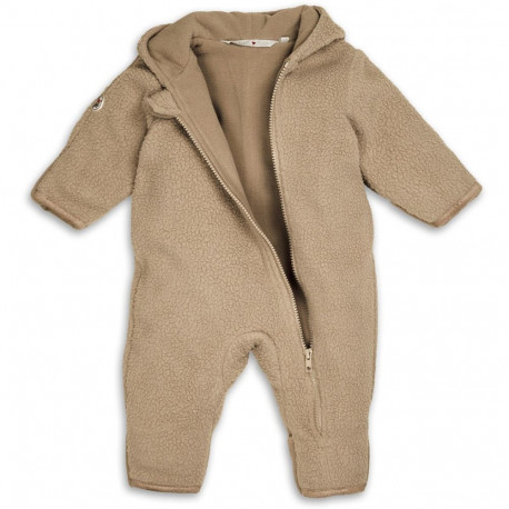 New! Lodger Skier Teddy Jumpsuit 0-3 months. Size 62. Beige SKT 630_0-3